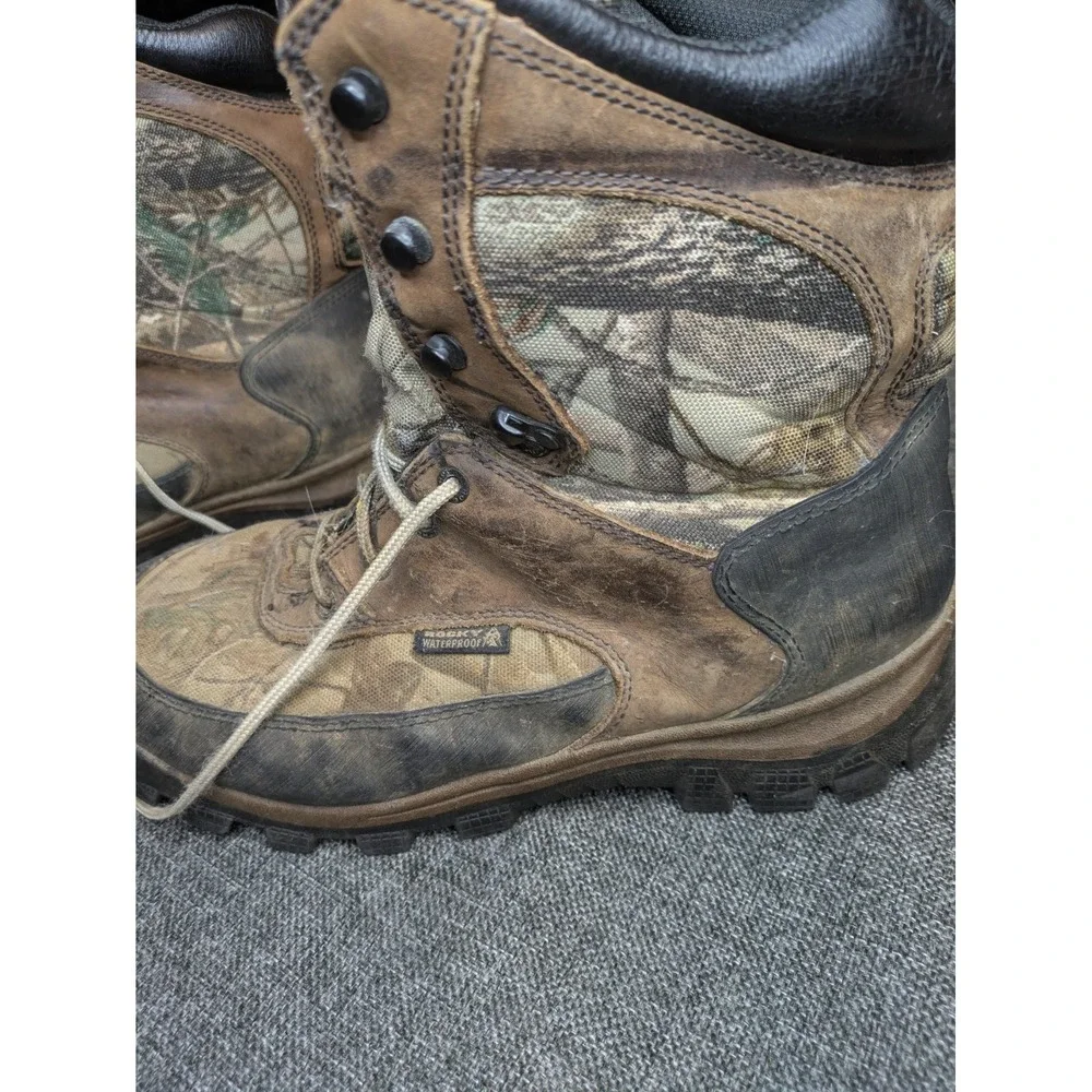 Rocky Core Waterproof 400G Insulated Outdoor Boots Camo Size 10.5 M Hunting
